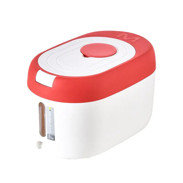 Automatic Food Storage Bin Kitchen Rice Bucket - Glide Goods LLC
