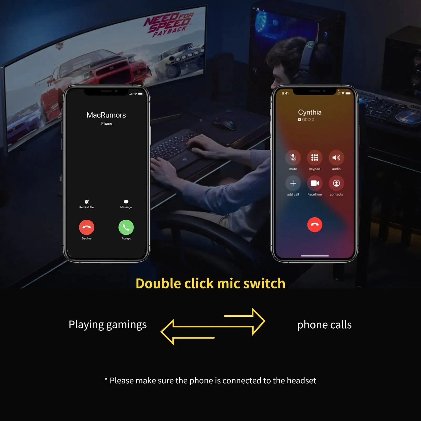 Wireless Gaming Headset - Glide Goods LLC