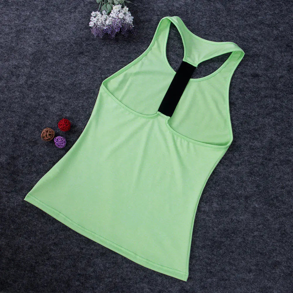 Casual Sleeveless Women Yoga Shirts - Glide Goods LLC