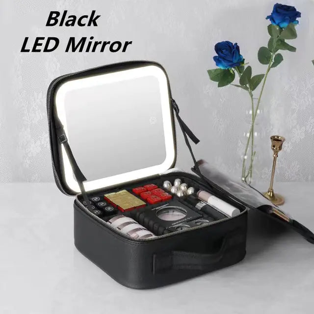 LED Light Cosmetic Bag - Glide Goods LLC