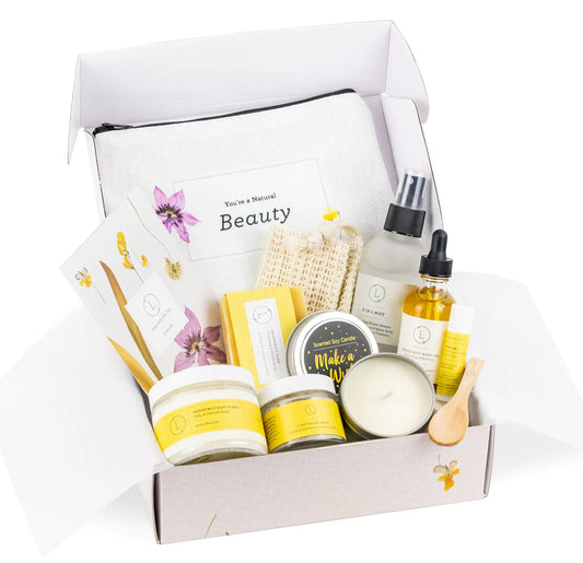 Wholesale Care Package - Natural Bath and Body Gift Set - 9 products - Glide Goods LLC