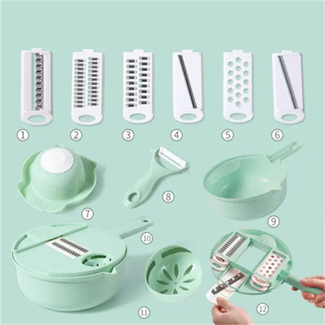 8-In-1 Multifunctional Kitchen Gadget - Glide Goods LLC