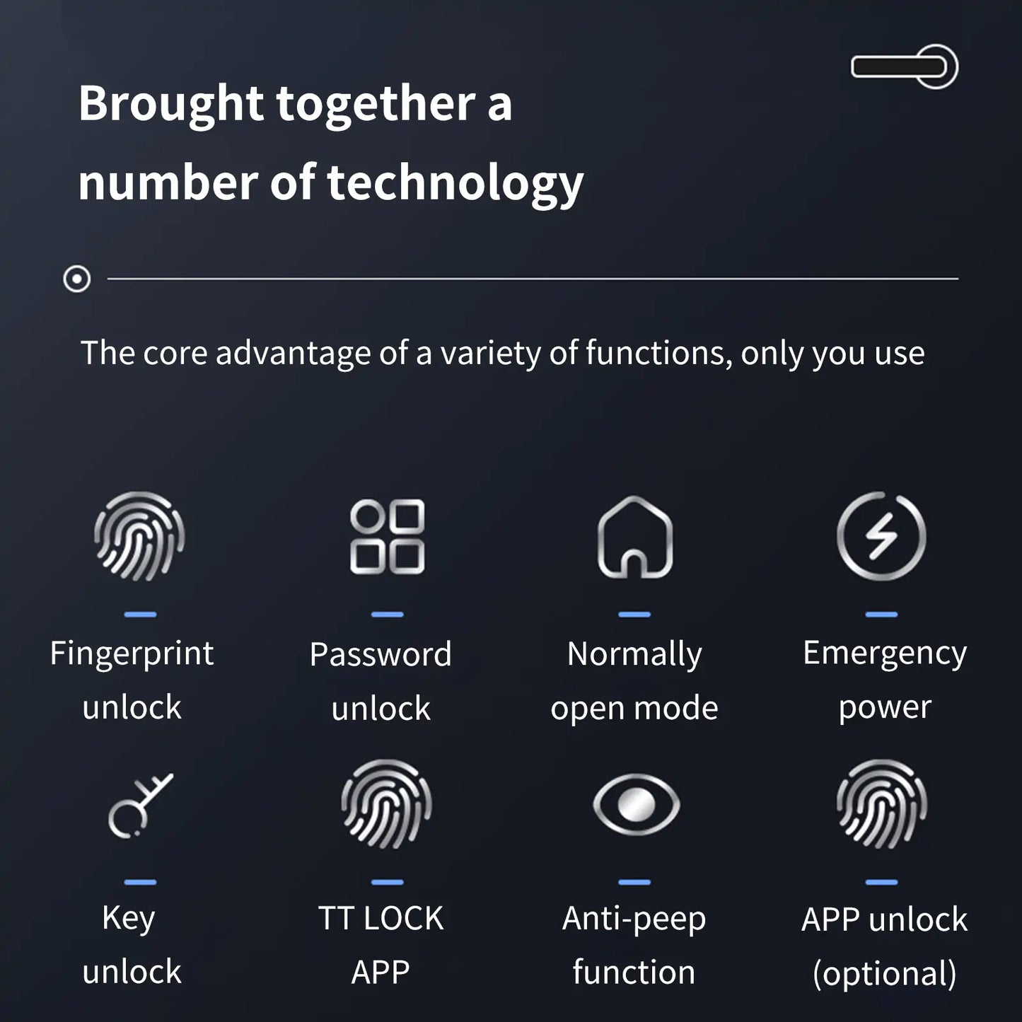 Smart Fingerprint Door Lock - Glide Goods LLC