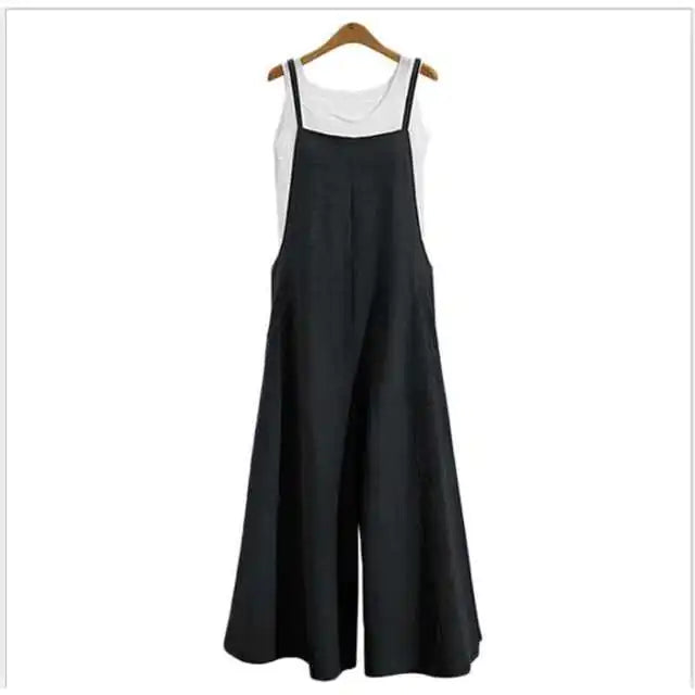 2023 Summer Women’s Casual Loose Wide Leg Jumpsuit