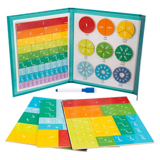 "Montessori Magnetic Fraction Learning Math Toy Set"