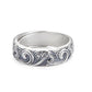 999 Sterling Silver Auspicious Cloud Solid Ring