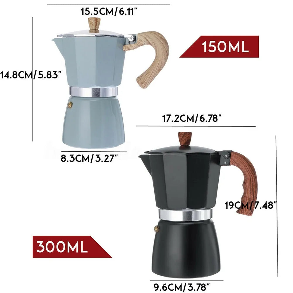 Portable Octagonal Espresso Coffee Maker - Glide Goods LLC