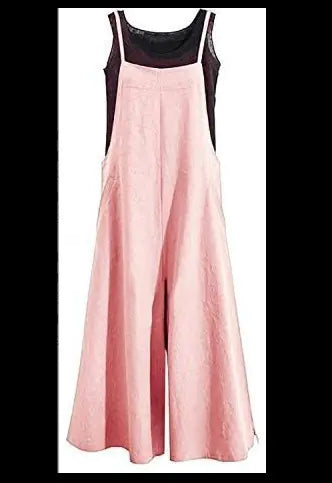 2023 Summer Women’s Casual Loose Wide Leg Jumpsuit