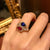 Vintage Two-tone Brushed Ring - Glide Goods LLC