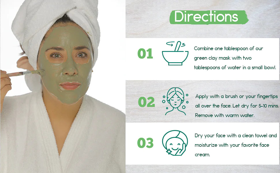 Green Clay Mask - Glide Goods LLC