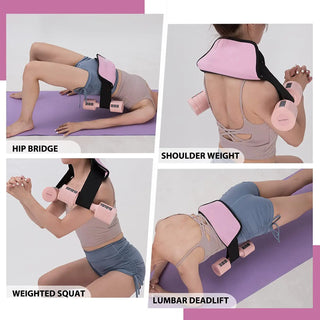 Hip Thrust Belt Glute Bridge Pad