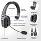Trucker Bluetooth 5.2 Wireless Headset With Noise Cancelling Mic For Phones PC - Glide Goods LLC