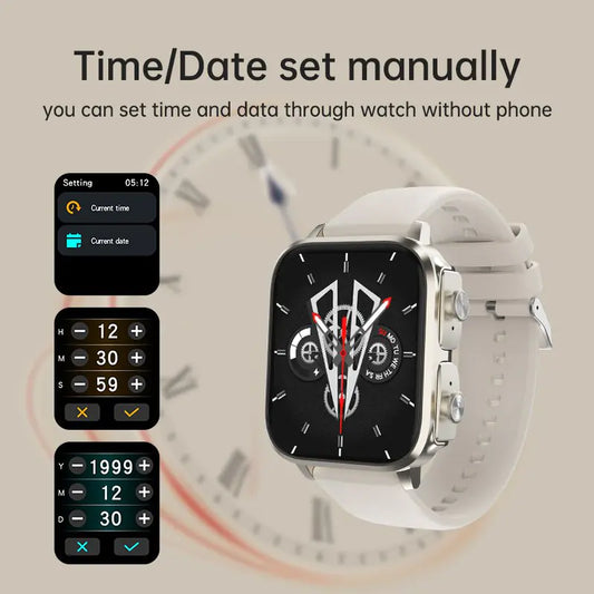 T22 2023 Smart Watch TWS Earbuds 2 In 1 - Glide Goods LLC