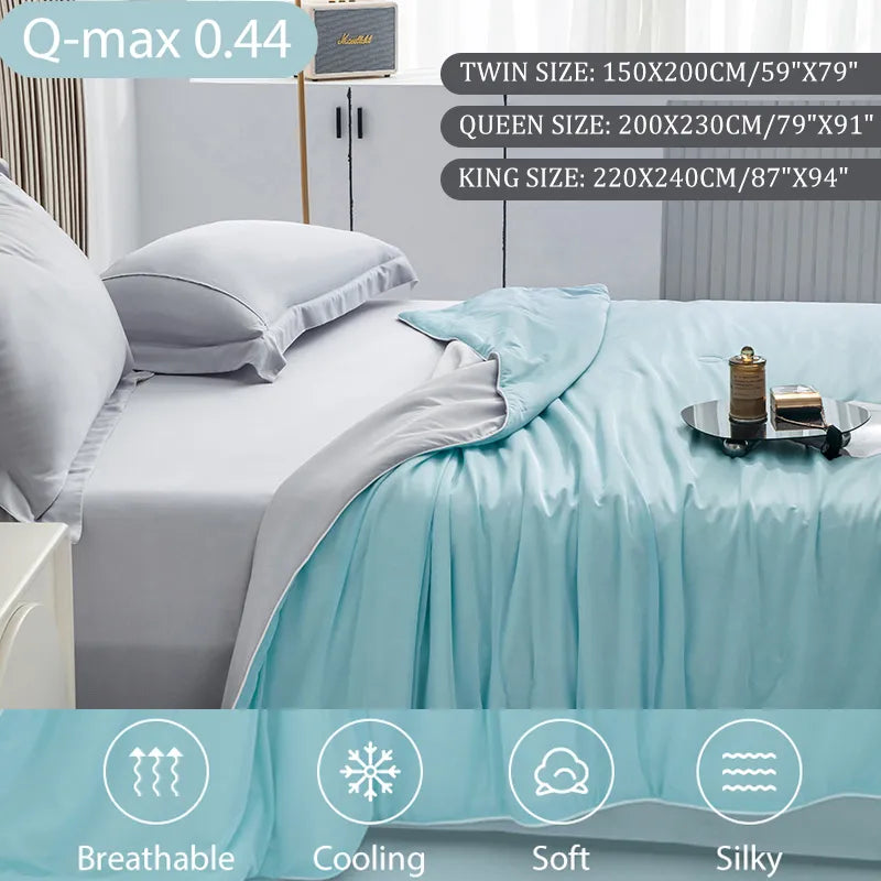 Cooling Blankets Smooth Air Condition Comforter - Glide Goods LLC
