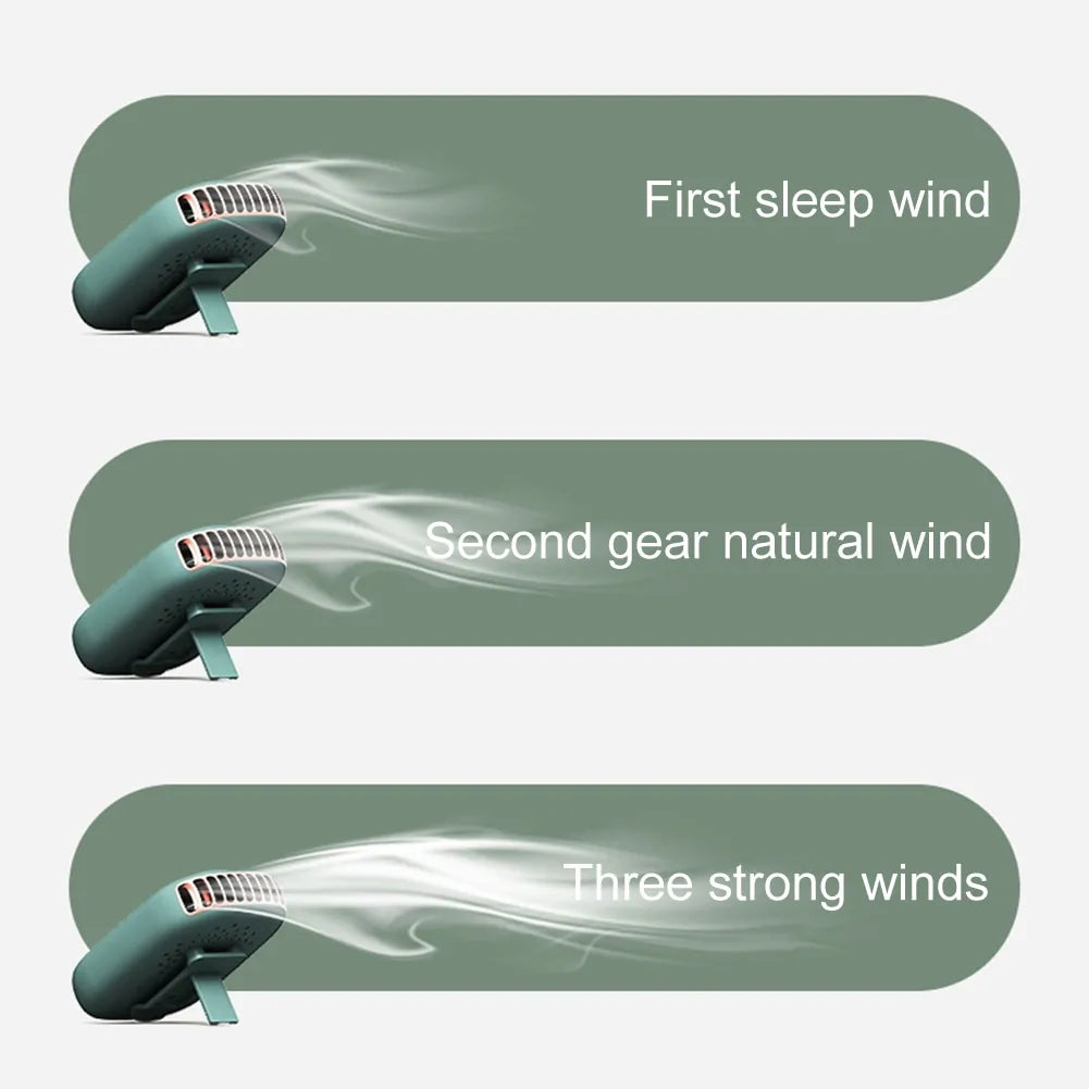Mini Portable Bladeless Neck Fan - Glide Goods LLC
