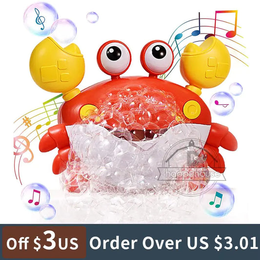 Baby Bath Toys Bubble Machine Crabs Frog - Glide Goods LLC