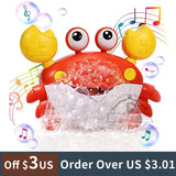 Baby Bath Toys Bubble Machine Crabs Frog - Glide Goods LLC