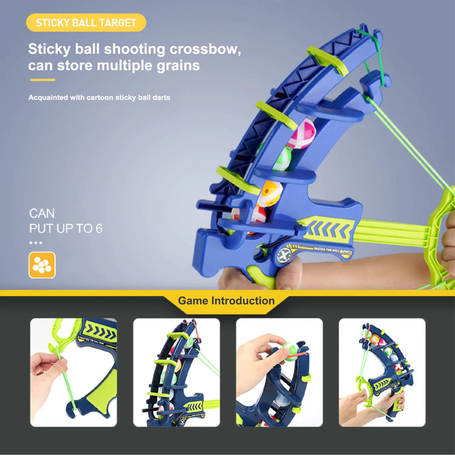 Slingshot Target Sticky Ball Dartboard - Glide Goods LLC