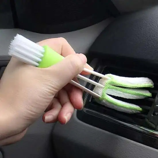 Window Groove Cleaning Tool with Brush and Cloth - Glide Goods LLC