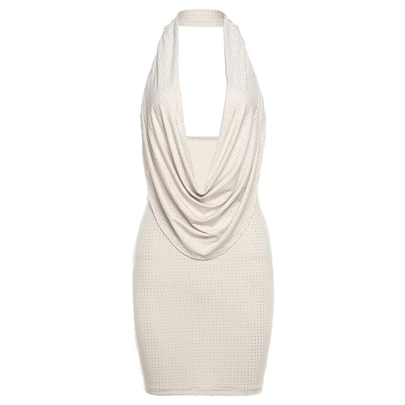 Sexy Backless Halter Sheath Dress - Glide Goods LLC