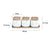 Marble Pattern Ceramic Kitchen Seasoning Tank Set - Glide Goods LLC