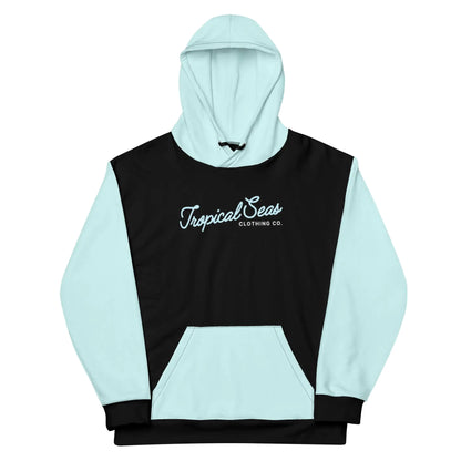 Bahama Blue Two-Tone Tropical Seas Hoodie - Glide Goods LLC