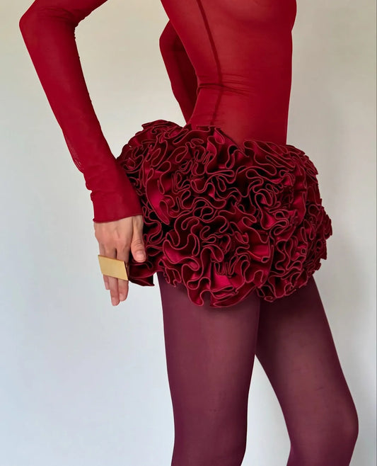Strapless Mini Ball Gown - Glide Goods LLC