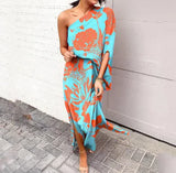 WOLFF Diagonal Shoulder Dress for Women (One Piece)