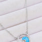 Opal Wave Pendant Necklace - Glide Goods LLC