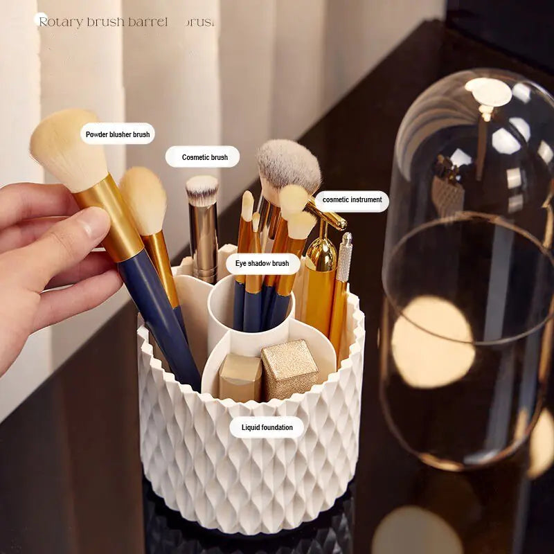 Rotating Makeup Brush Storage - Glide Goods LLC