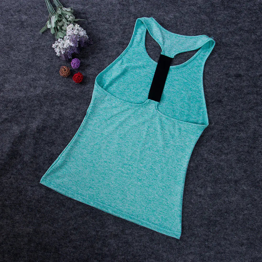 Casual Sleeveless Women  Yoga Shirts - Glide Goods LLC