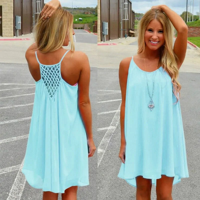 Beach Chiffon Dress - Glide Goods LLC