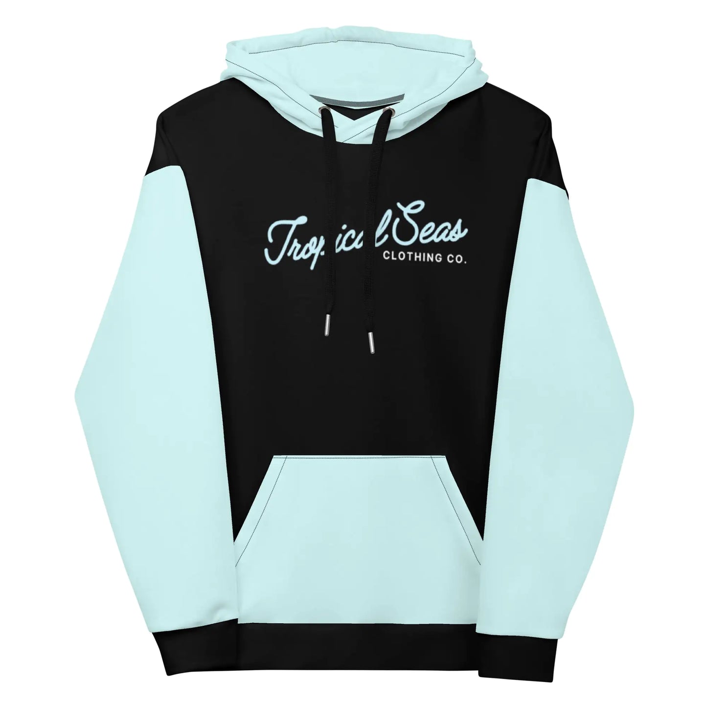 Bahama Blue Two-Tone Tropical Seas Hoodie - Glide Goods LLC