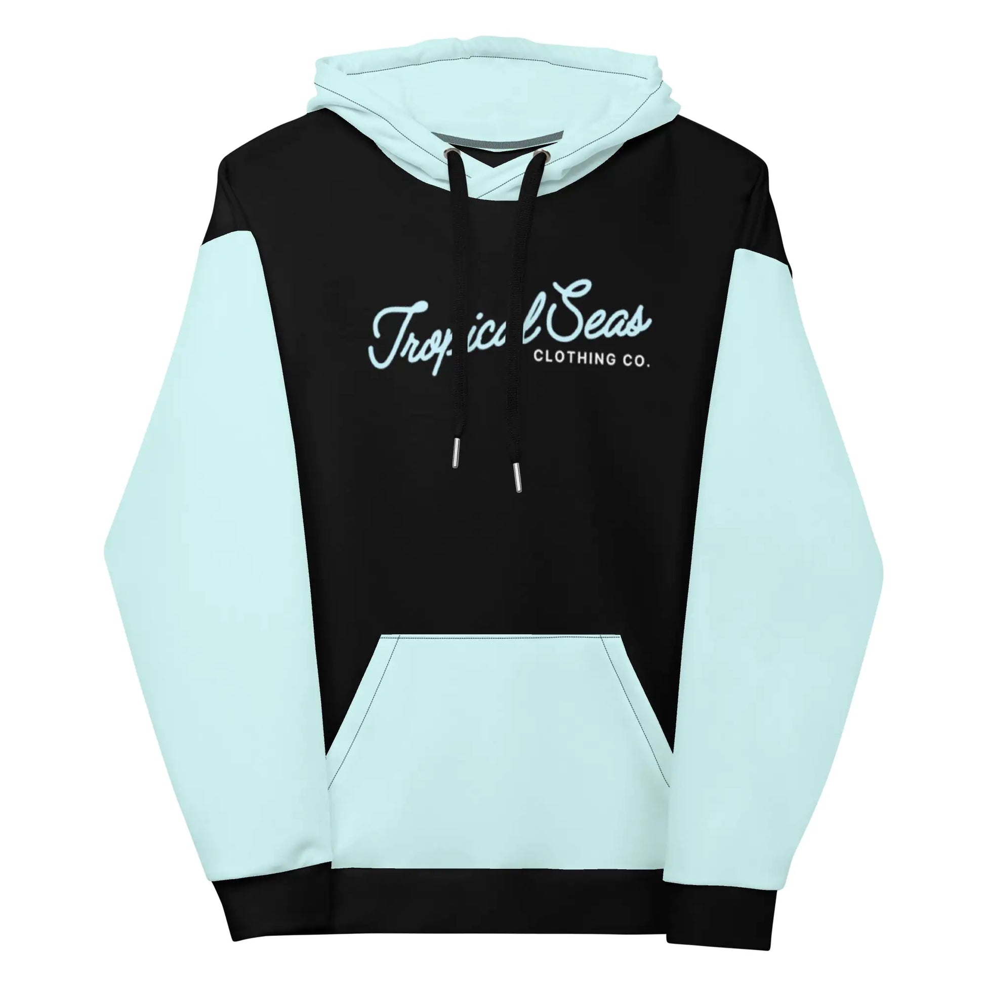 Bahama Blue Two-Tone Tropical Seas Hoodie - Glide Goods LLC