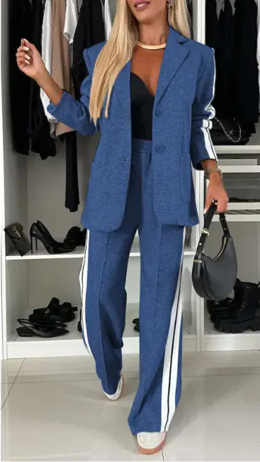 Seasonal Elegance Lapel Suit - Glide Goods LLC