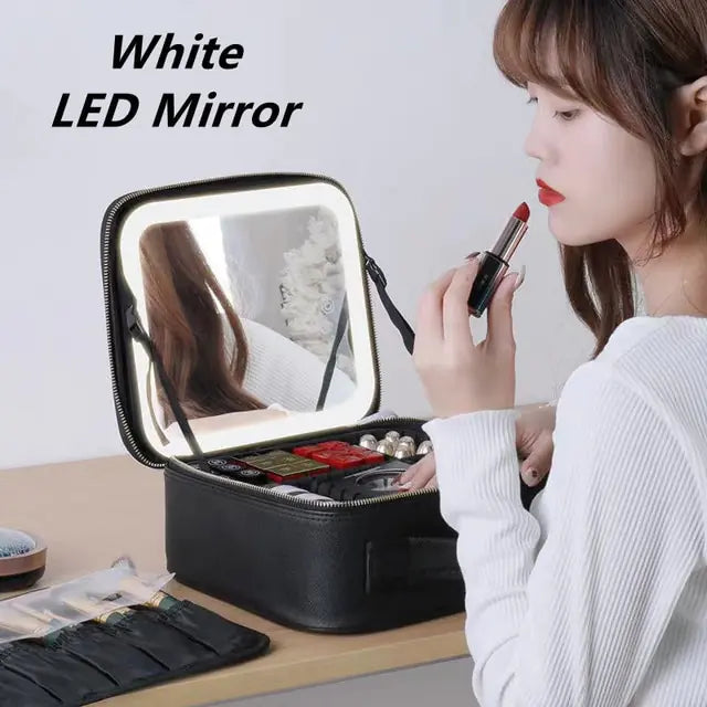 LED Light Cosmetic Bag - Glide Goods LLC