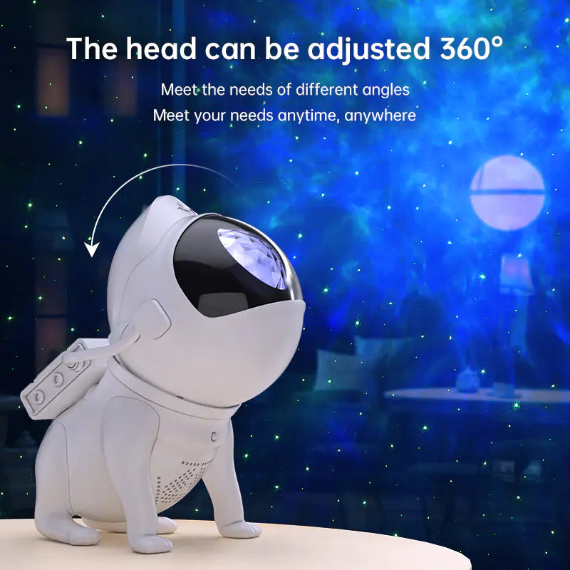 Space Dog Galaxy Star Nebula Projector - Glide Goods LLC