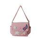 Extolove Cute Messenger Bag Canvas Crossbody Bags for Women Kawaii Messenger Bags Purses (B Pink) - Glide Goods LLC