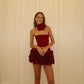 Strapless Mini Ball Gown - Glide Goods LLC