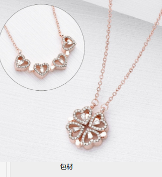 Luxury Four Leaf Clover Necklace - Glide Goods LLC