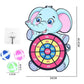 Slingshot Target Sticky Ball Dartboard - Glide Goods LLC