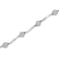 A radiant blend of elegance and timeless beauty in sterling silver and diamonds. - Glide Goods LLC