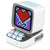 Retro Pixel Art Bluetooth Speaker and Alarm Clock Success Active Submit Title - Glide Goods LLC