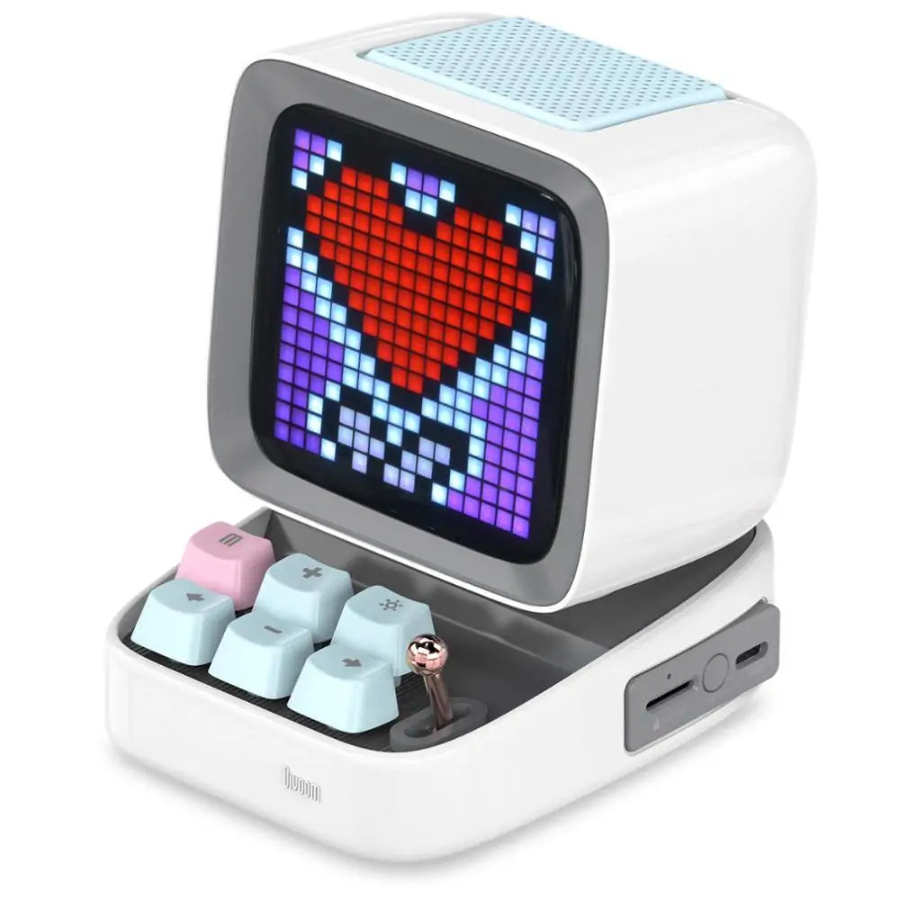 Retro Pixel Art Bluetooth Speaker and Alarm Clock Success Active Submit Title - Glide Goods LLC