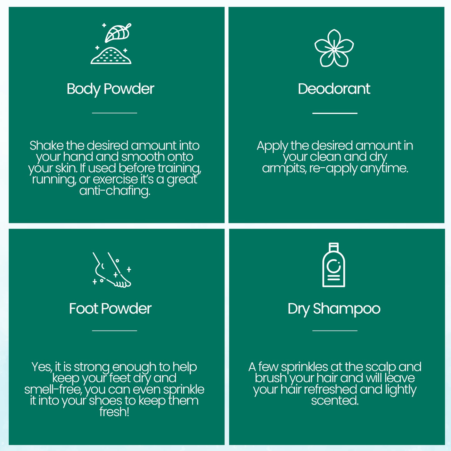 All-Natural Body Powder. Eco-Friendly. - Glide Goods LLC