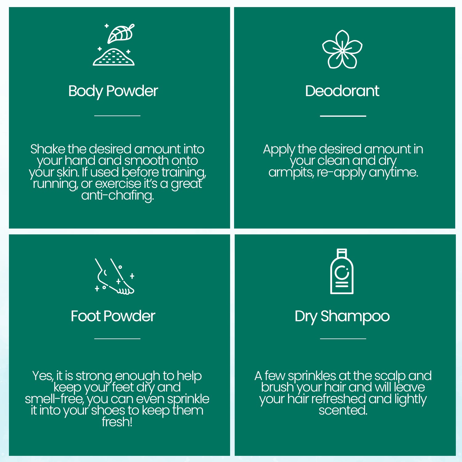 All-Natural Body Powder. Eco-Friendly. - Glide Goods LLC