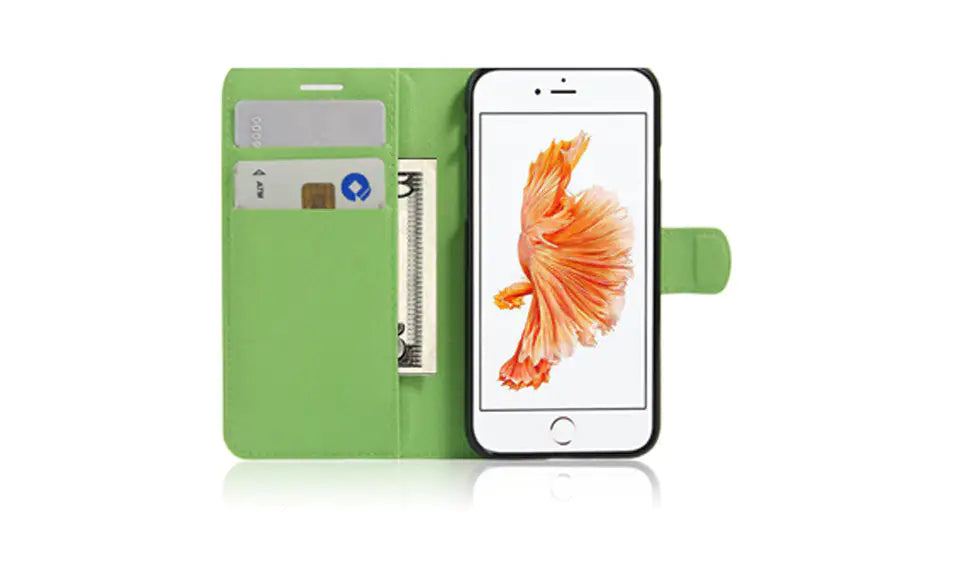 iPhone Solid Case with Wallet And Stand - Glide Goods LLC