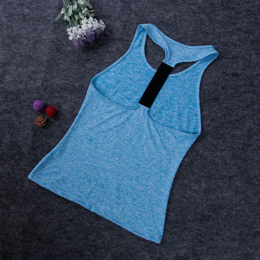Casual Sleeveless Women  Yoga Shirts - Glide Goods LLC