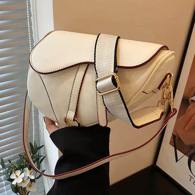 Luxury Designer Women's PU Leather Crossbody Bag 2023 - Glide Goods LLC