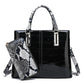 Women's Patent Leather Wallet Crossbody Handbag - Glide Goods LLC